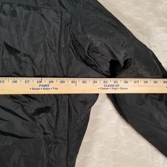VTG Columbia Sportswear Puffer Jacket Reversible Black Blue Sz Medium - Picture 5 of 10